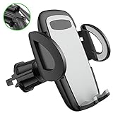 Air Vent Car Phone Holder Diaclara The Most Stable Vehicle Phone Mount Cell Phone Universal Cradle Compatible with iPhone Xs Max XR 8 Plus 7 6 Galaxy S10 9 8 7 6 5 4 LG Nexus Sony Pixel (Grey)
