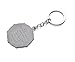 REINDEAR Official The Beatles Drum Logo Metal Keychain Key Ring US Seller (Silver)