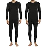 ViCherub Men’s Thermal Underwear Set Fleece Lined Long Johns Winter Base Layer Top & Bottom 1 or 2 Sets for Men