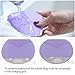 Tsuperb Silicon Face Cleansing Brush Electric Sonic Facial Face Scrubber Silicone Waterproof Safe Use Anti-Aging Facial Massager, Exfoliate Smooth Deep Cleansing Skin Care (Purple)