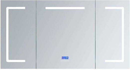 Amazon Com Lesina 60 Wide X 32 Tall Led Medicine Cabinet W Defogger Home Kitchen