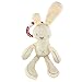 LHEI Hanging Baby Soft Snuggle Bunny Plush Rattle Toy, Play Activity Crib Stroller Musical Rabbit Stuffed Animal Baby Kids Gift Animals Doll (Bunny)