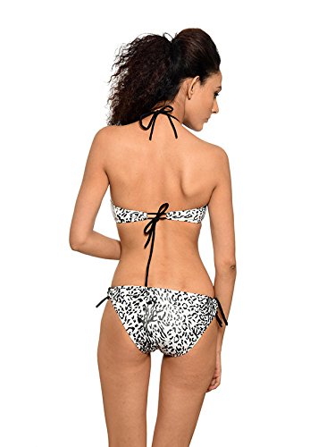 lalingerie swimwear monokini black-white