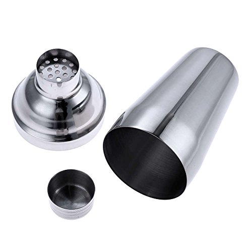 image for 20 oz Cocktail Shaker Stainless Steel, MeiLiio 550ML Professional Bart