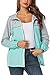 ZEGOLO Women's Raincoats Waterproof Packable Windbreaker Lightweight Active Outdoor Hooded Rain Jacket S-XXL