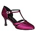 BAYSA Women's Comfortable Low Heel Satin Wedding Ballroom Latin Taogo Dance Shoe Heel 2.2
