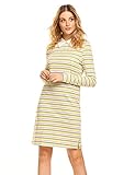 BEAUTYTALK Women's Casual Long Sleeve Striped Loose Tunic T-Shirt Dress