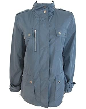 Calvin Klein Women's Water Resistant Soft Shell Shale Blue