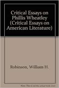 Phillis wheatley thesis picture