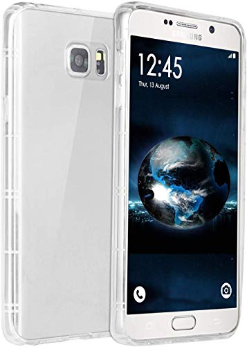 ELOVE [Ultra Thin] [Soft] [Flexible] [Shock Absorbing] [Drop Resistant] TPU Silicon Gel Transparent Back Case for Samsun