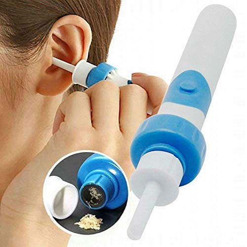 Portable Automatic Electric Vacuum Ear Wax Earwax Removal Tool Kit, Ear Vacuum Cleaner Easy Earwax Remover Soft Prevent Ear-Pick Clean Tools Set for Adults Kids