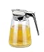 Glass Jar - Syrup or Honey Dispenser with Retracting Spout - 10 Oz Capacity