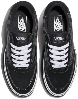 Hombre Brooklyn LS Zapatilla Checkerboard Black and Asphalt 43 EU