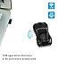 CHUYI Cool Car Shaped Wireless Mouse 1600DPI Optical Portable Cordless Mice with USB Receiver for Travel Business Office School Home Gift (Black)
