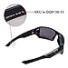 Walleva Black Non Polarized Replacement Lenses for Oakley Eyepatch 2 (OO9136 Series) Sunglasses