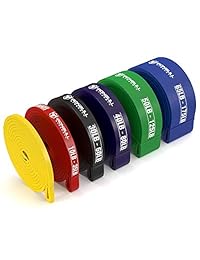 Bandas elásticas prémium de resistencia para pullups; bandas de movilidad, de levantamiento de peso, para pullups, extradurables y resistentes, funcionan con cualquier estructura para pullup