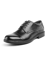 Bruno Marc - Zapatillas de piel con forro Oxfords para hombre