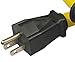 Conntek P515L530 1-Feet Generator Adapter 15-Amp U.S Plug to 30-Amp Locking Female Connector L5-30R, 125 Volts, Male-to-Female Connector, Yellow