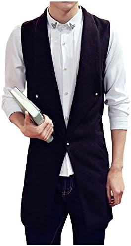 Amazon Sweet Bell スイートベル ベスト メンズ ジレ ジレベスト チョッキ アメカジ フォーマル スーツ カジュアル アウター ロング ロング丈 ブラック 黒 大きいサイズ 2lサイズ Xlサイズ Llサイズ ベスト 通販