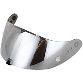 SCORPION EXO T520 Helmet Visor for ST1400 R1 Air R330 Waterproof, UV Protection, Anti-Scratch, Wearproof Shield, Face Shield Accessories (Bright Silver)