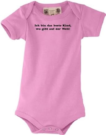 Shirtstown Baby Body Lustige Sprüche Ich Bin Das Beste Kind Wo Gibt Auf Der Welt Größe 0 18 Monate