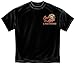 Firefighter T-Shirt Once And Always A XXX-Large Black