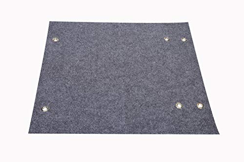 image for Homeon Wheels RV Step Rug Felt Folding Size 18.1in(W) x 8.7 (L) in x 0