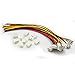 Allytech 10 PCS JST-XH 2S Connector Adapter Plug Battery Wire Balance Extension Cable 15CM 150mm for Li-Po Batteries
