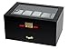 Sodynee Deluxe Large 20 Mens Watch Box with Top Safeguarded Lock, Watch Display Case Organizer,Black