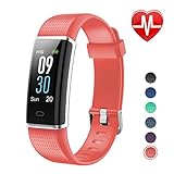 LETSCOM Fitness Tracker, Heart Rate Monitor Watch with Color Screen, IP68 Waterproof, Step Counter, Calorie Counter, Sleep Monitor, Pedometer, Smart Watch for Kids Women and Men