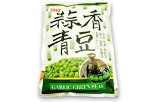 DRAGONMALL GOURMET Shengxiangzhen Garlic Green Peas 8.46oz (Pack of 2)