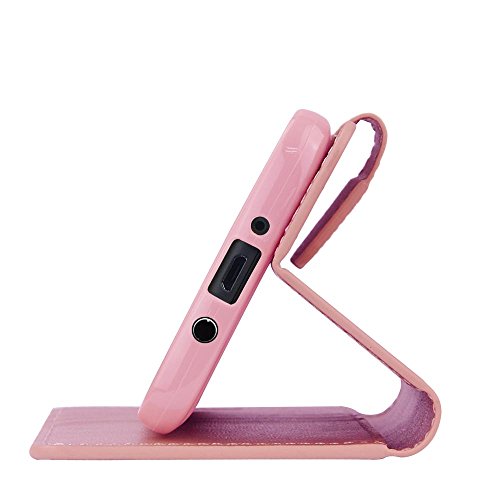 [ El Lumiere Treasure Wallet Case for LG Stylus 4, Stylo 4 ] Multi-Card Slot Wallet Case [Drop Protection] Premium Leather [Kickstand Feature] (T-Perfume Rosegold) - Thumbnail 7