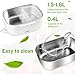 YOHOOLYO Electric Lunch Box Food Heater Portable Lunch Heater 110V Home Use Only with Removable Stainless Steel Container Food Grade Material