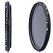 XCSOURCE Variable Adjustable Neutral Density ND Fader Filter ND2 ND4 ND16 to ND400 With Case 58mm LF304