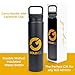 Gold BJJ Insulated Water Bottle - Carabiner Handle, Wide Mouth, Double Walled 24 Ounce Bottle for Hot & Cold Liquids - Made by Jiu Jitsu Athletes!