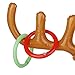 Fashionclubs Christmas Party Inflatable Reindeer Antler Hat Ring Toss Game