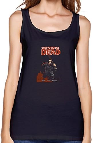J2D3FD Negan The Walking Dead Women's Tank Top Black T Shirt