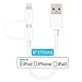 Apple MFi Certified Lightning Cable - Skiva USBLink Duo Short 2-in-1 Sync and Charge Cable (6