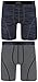 adidas Men's Sport Performance Midway Underwear (2-Pack), Black Looper Grey, SMALL
