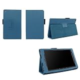 Case for Kindle Fire 7 Inch Tablet - Folio Case with Stand for Kindle Fire 7 Inch Tablet (Both 5th and 7th Generation) - (Dark Blue)