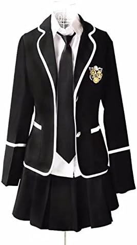 Amazon Co Jp Amigoyo 卒業式 スーツ 女の子 男の子 ジュニア 学生服 卒業式服 制服 子供スーツ 5点セット 韓国風 フォーマルスーツ ジャケット スカート ブラウス ネクタイ リボン 春秋 卒園式 服 ファッション小物