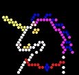 Lite Brite Refill: Little Miss (7x7 SQUARE) - NOT FOR NEW LITE BRITES - For pre-2013 Lite Brites ONLY
