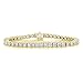 14K Yellow Gold Diamond Bracelet (4 CT) Tennis