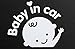 NaviSkauto Safety Sign Baby in Car Decal Sticker