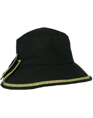 Millinery Women's Bow Bucket Hat Black