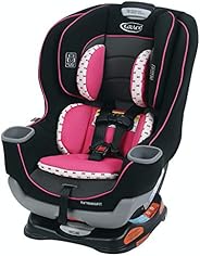 Graco Extend2Fit Convertible Car Seat | Ride Rear Facing Longer with Extend2Fit, Kenzie