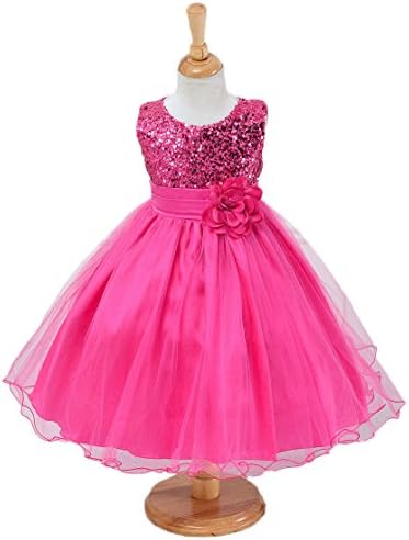 Ealafee Special Occasion Holiday Bridesmaids/Flower Girl Dress Chiffon Summer