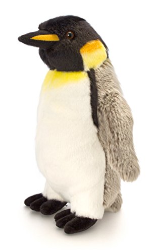 Lashuma Plüschtier Pinguin Grau - Weiß, Kaiser Plüschpinguin Keel Toys Kuscheltier Vogel 20 cm – Bild 3