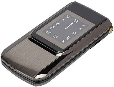 01 Dual Card Standby Multifuction Flip Phone, 100-240V Dual Screen Easy ...