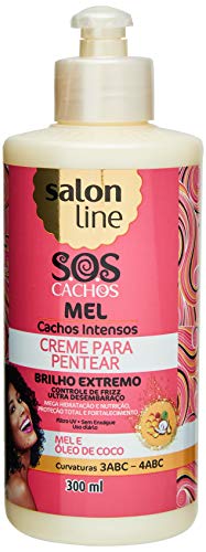 Linha Tratamento Sos Cachos Salon Line Creme Para Pentear Mel Cachos Intensos 300 Ml Salon Line Treatment Sos Curls Collection Intense Curls Honey Combing Cream 10 14 Fl Oz Pricepulse